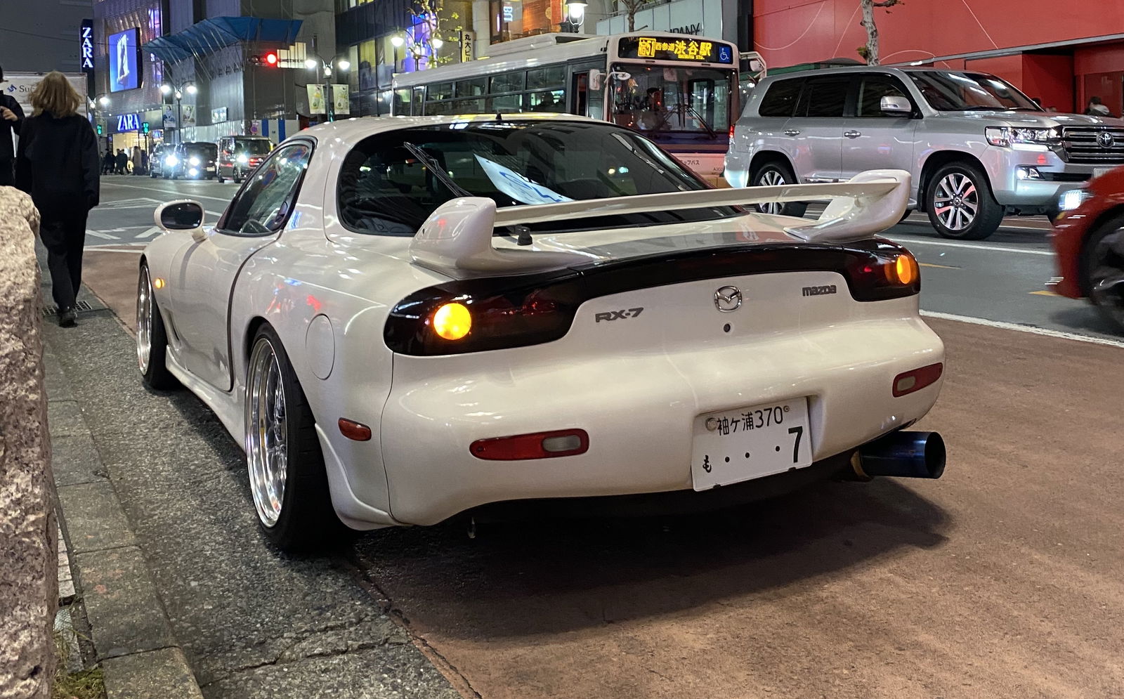 Mazda RX-7 in Shibuya